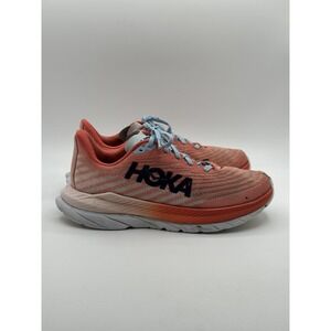 Hoka One One Mach 5 Womens Running Shoes Orange Athletic Sneakers Size 8 B